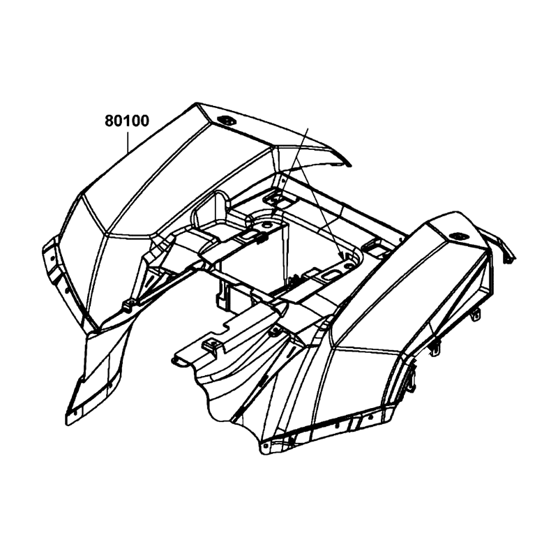 80100-ALC1-600-YZP FENDER REAR — diagram cutout
