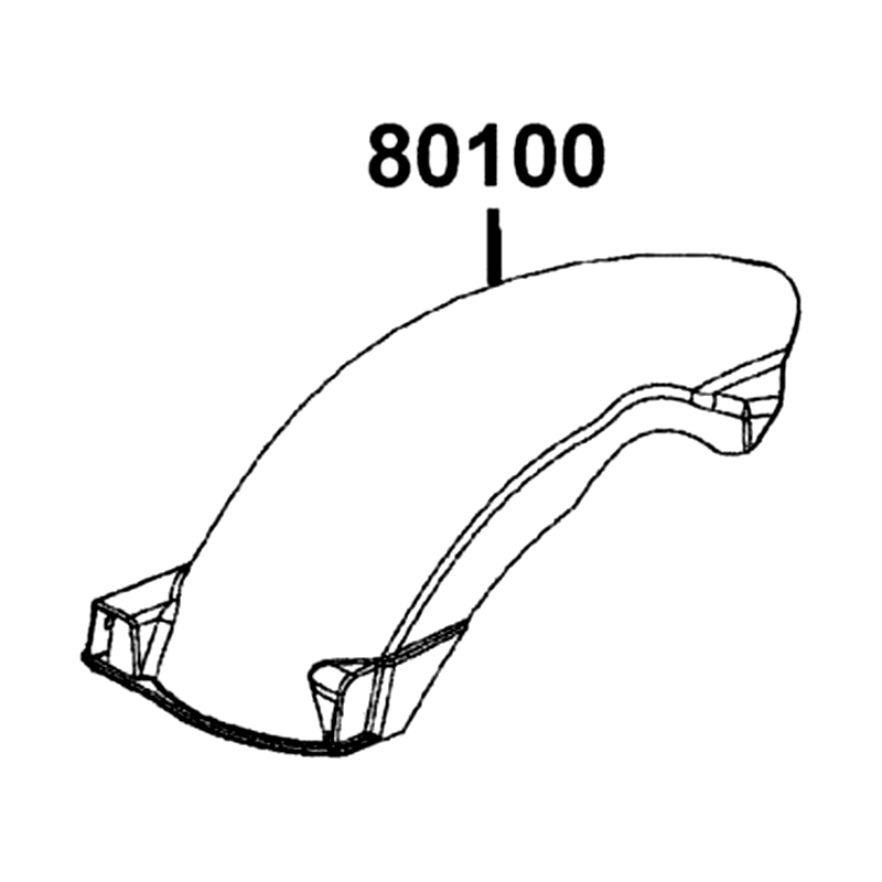 80100-LDF7-E10-N1R FENDER RR TIRE — diagram cutout