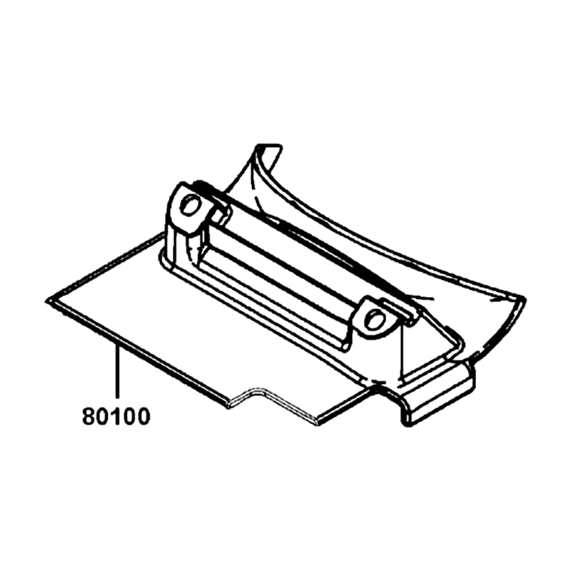 80100-LGC6-E00-N1R FENDER RR TIRE (Black) — diagram cutout
