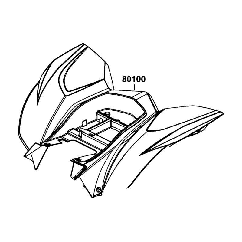 80100-LGN5-600-X2P FENDER.REAR — diagram cutout