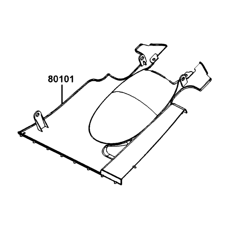 80101-LGE5-E00-N1R FENDER, RR.INNER (Black) — diagram cutout