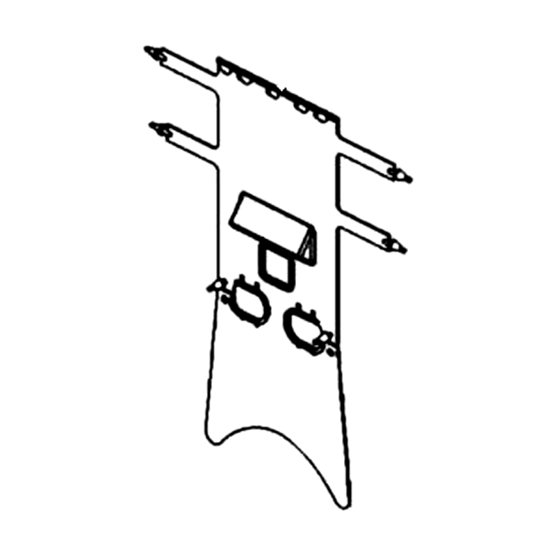 80102-LEA2-910 PLATE A SPLASH GUARD — diagram cutout
