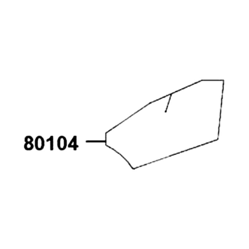 80104-ALC1-E00 SHIELD LH LOWER — diagram cutout