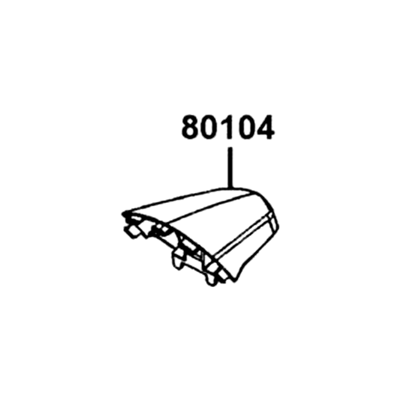 80104-LGE5-E00-N1R COVER LIGHT ASSY LICENSE (Black) — diagram cutout