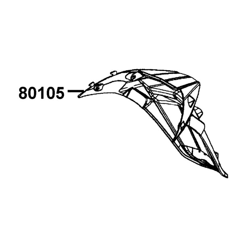 80105-ADA9-M30-N1R FENDER A RR — diagram cutout
