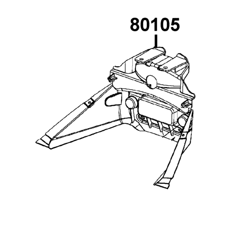 80105-LDF7-E10-N1R FENDER A RR — diagram cutout