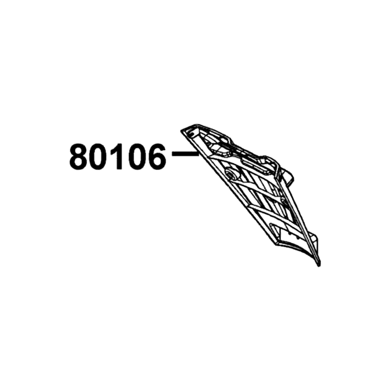 80106-AEA7-M30-N1R FENDER RR LOW — diagram cutout