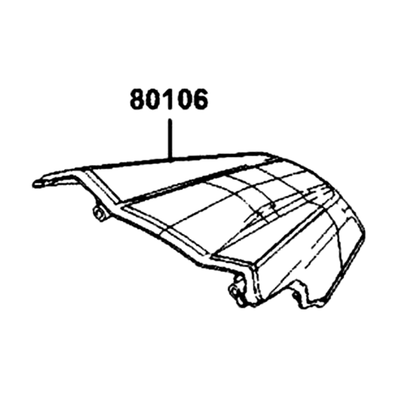 80106-LKF5-E00-N1R RR FENDER LOW (Black) — diagram cutout
