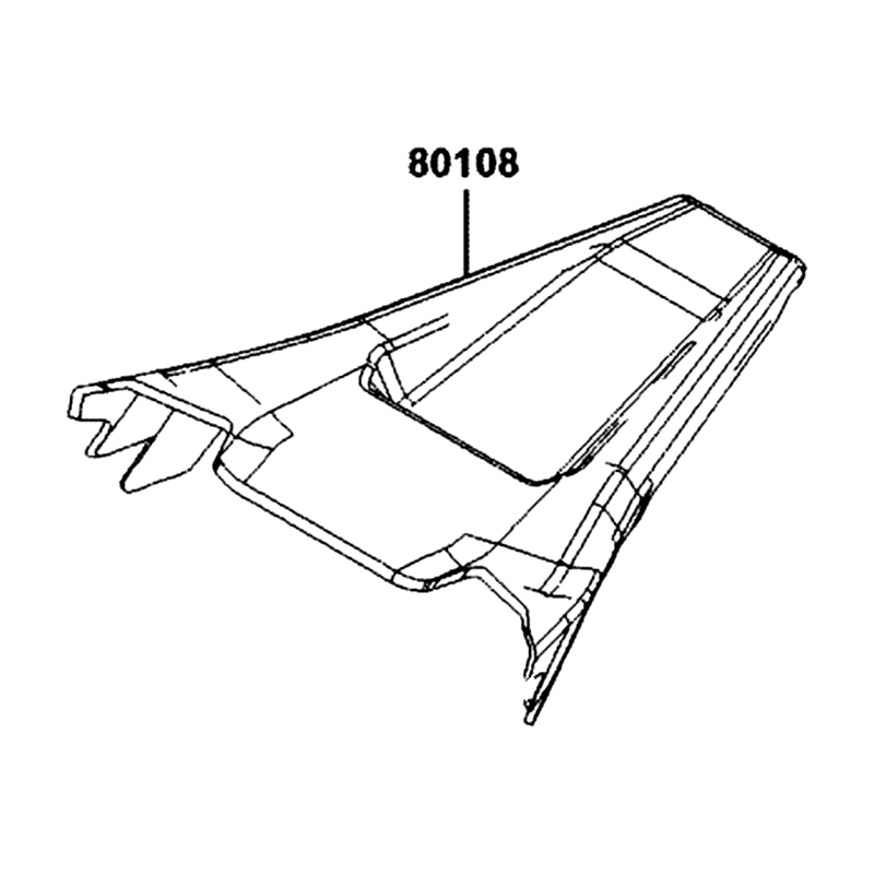 80108-AGJ5-E00-N1R FENDER B, REAR (Black) — diagram cutout