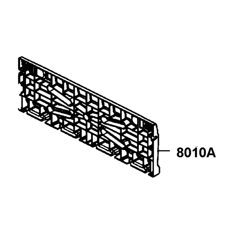 8010A-AAA6-900-HUP LID ASSYREAR STORAGE — diagram cutout