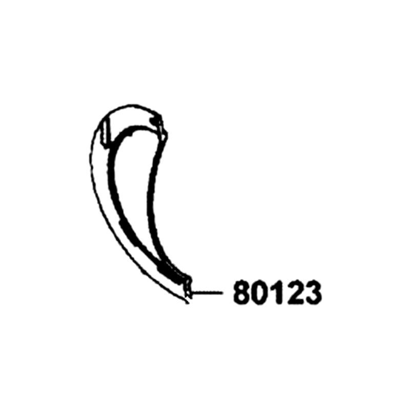 80123-LGN5-E01-N1R MUDGUARD FR R FLOOR (Black) — diagram cutout
