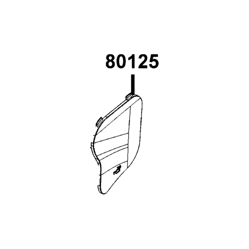 80125-LGC3-E00-N1R COVER OIL LEVEL GAUGE (Black) — diagram cutout