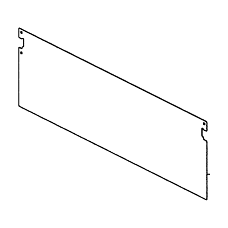 80130-ALE8-E00-N1R PLATE TAIL GATE (Black) — diagram cutout