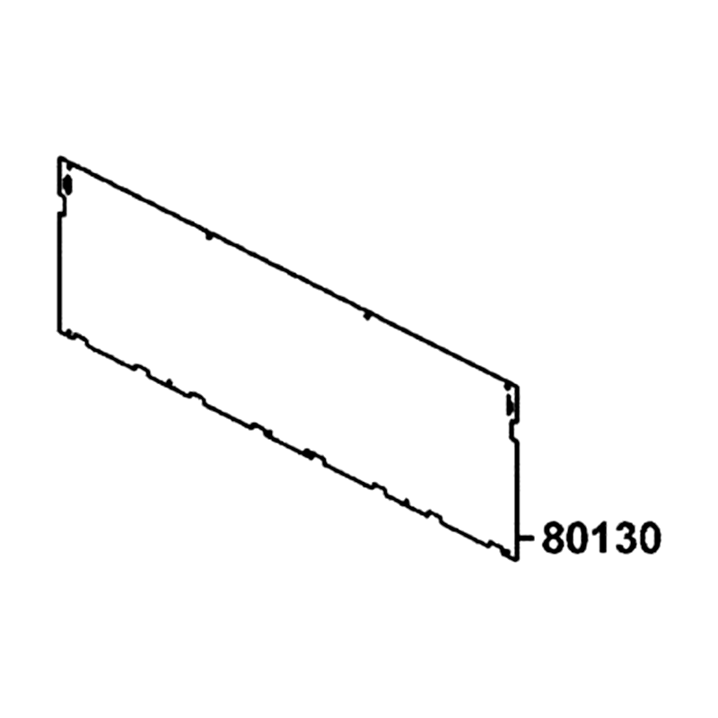 80130-LEE8-E00 CASE REAR STORAGE LID — diagram cutout