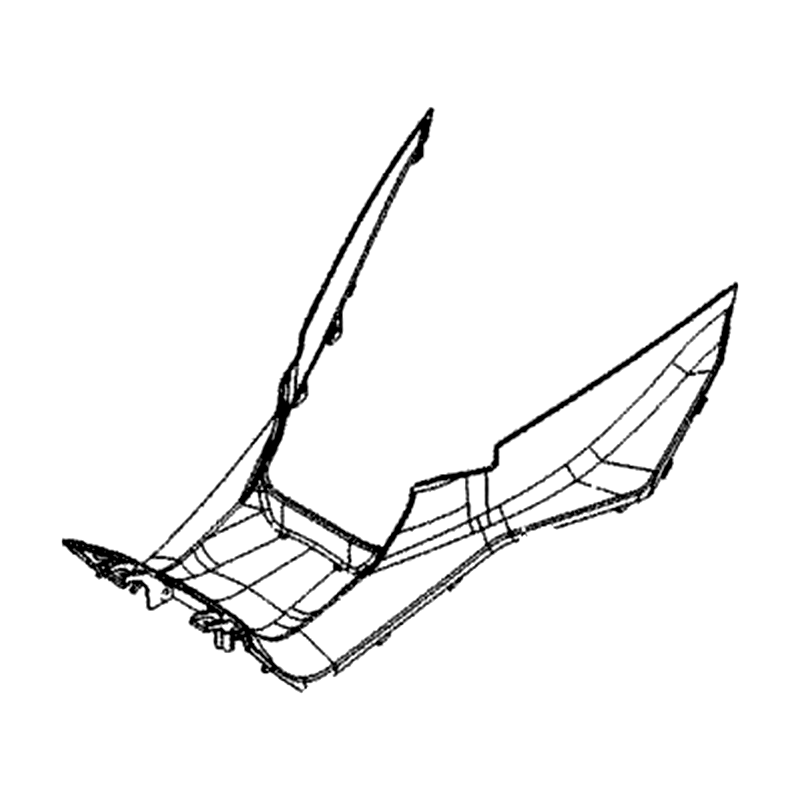 80151-BAA7-E00-N1R COVER A CENTER (Black) — diagram cutout
