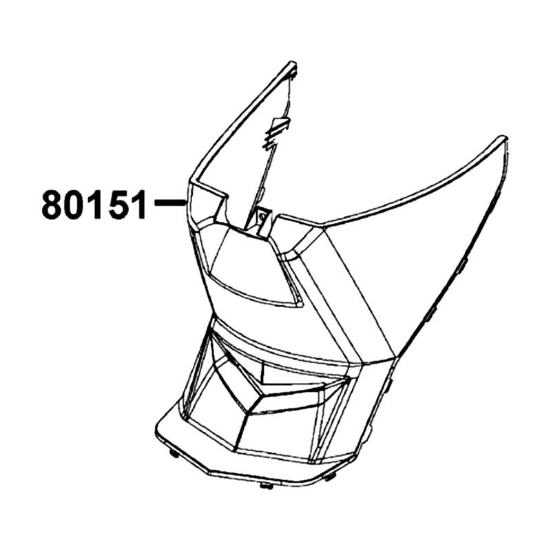 80151-LCB9-C10-N1R COVER CENTER — diagram cutout