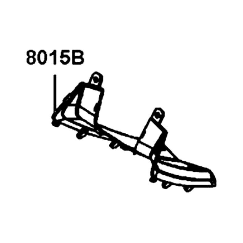 8015B-LGC6-E00-N1R COVER ASSY. CENTER (Black) — diagram cutout