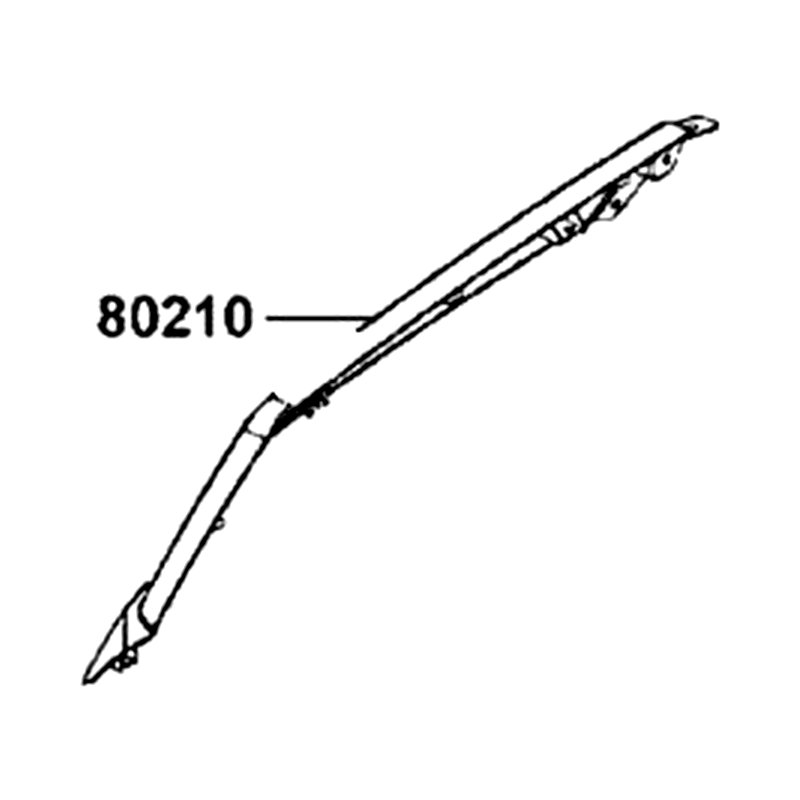 80210-AGA8-E00-N1R REAR MUDGUARD.RH SIDE (Black) — diagram cutout