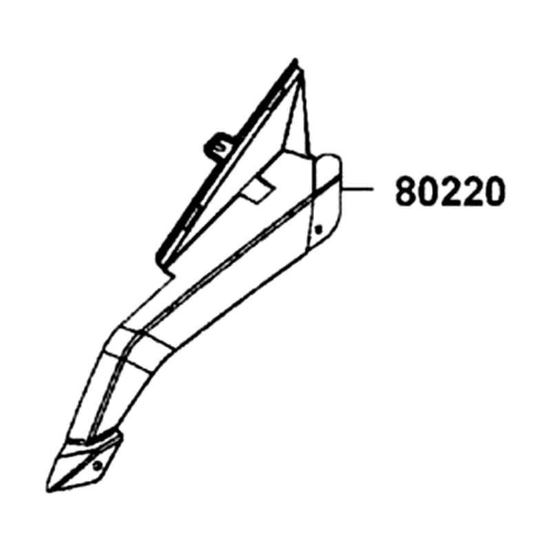80220-ALC1-E00-N1R MUDGUARD L RR SIDE (Black) — diagram cutout
