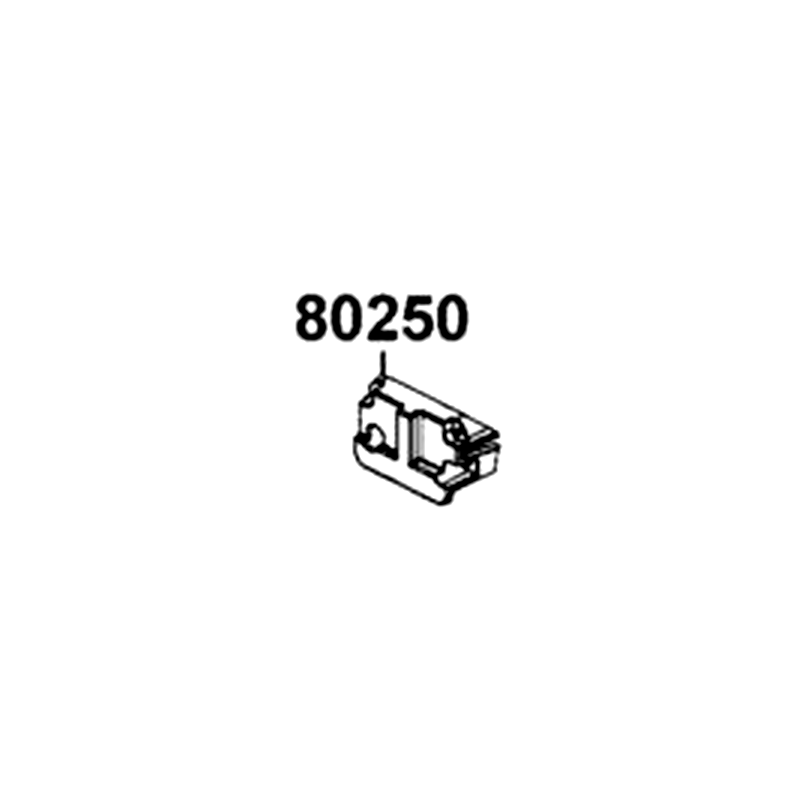 80250-ALE8-E00-N1R HOLDER LATCH (Black) — diagram cutout