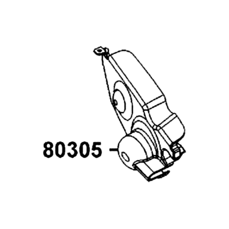 80305-LGN5-900-N1R GUARD COVER R TAIL LIGHT (Black) — diagram cutout