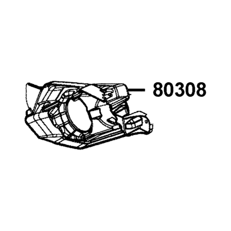 80308-AHA9-E00-N1R COVER LH TAIL LIGHT (Black) — diagram cutout