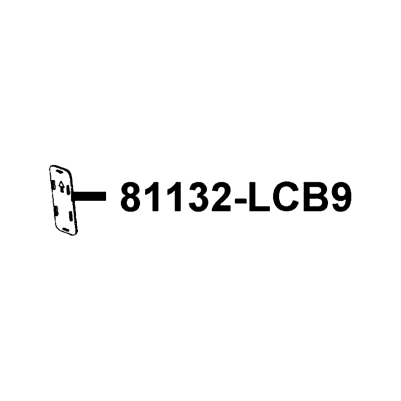 81132-LCB9-C10-N1R LID LEG SHIELD — diagram cutout