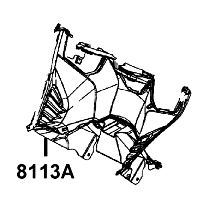 8113A-ABD2-C00-N1R ASSY., LEG SHIELD — diagram cutout