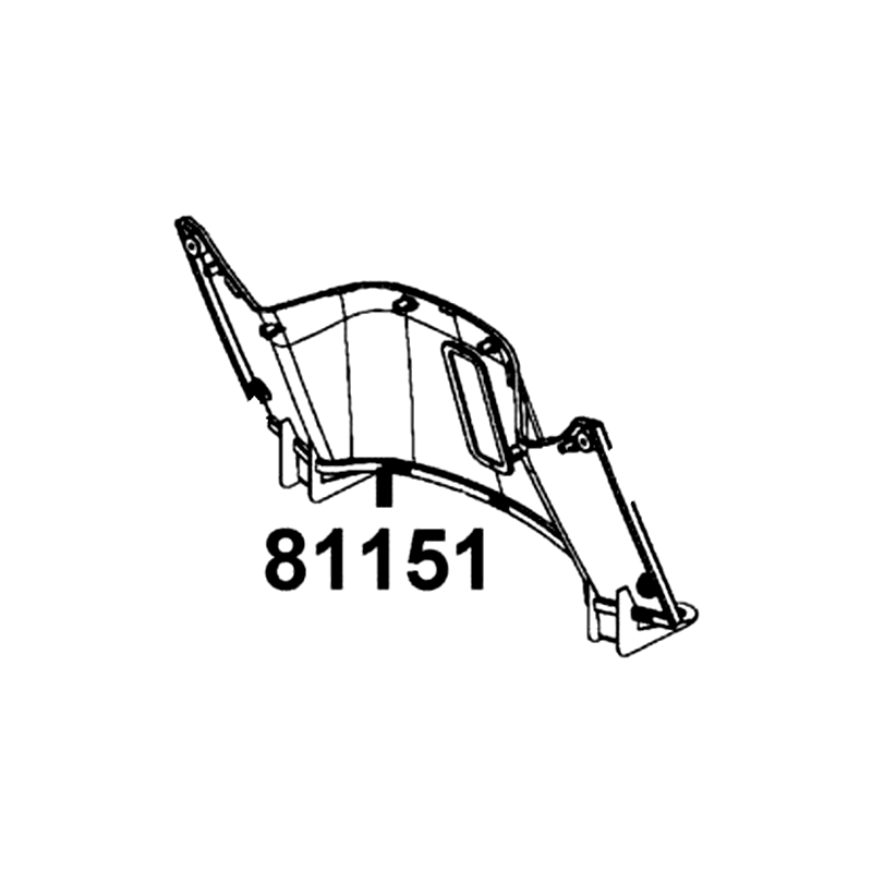 81151-LGR5-E10-N1R LEG SHIELD LOW — diagram cutout