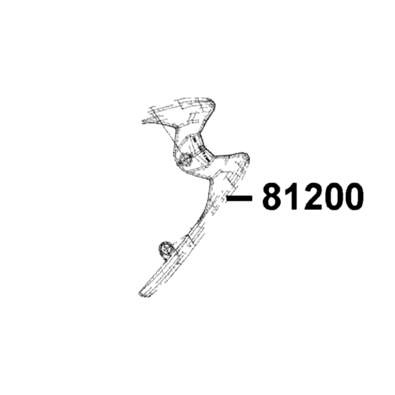 81200-AHF8-M40-66A CARRIER RR — diagram cutout