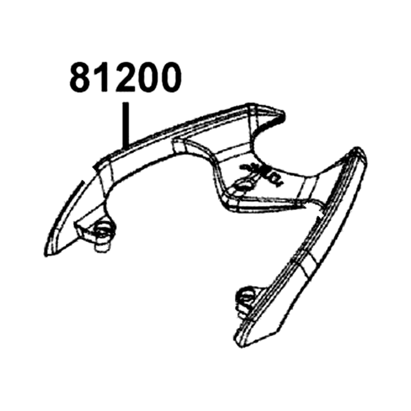 81200-LGB5-E10-N1A CARRIER REAR — diagram cutout