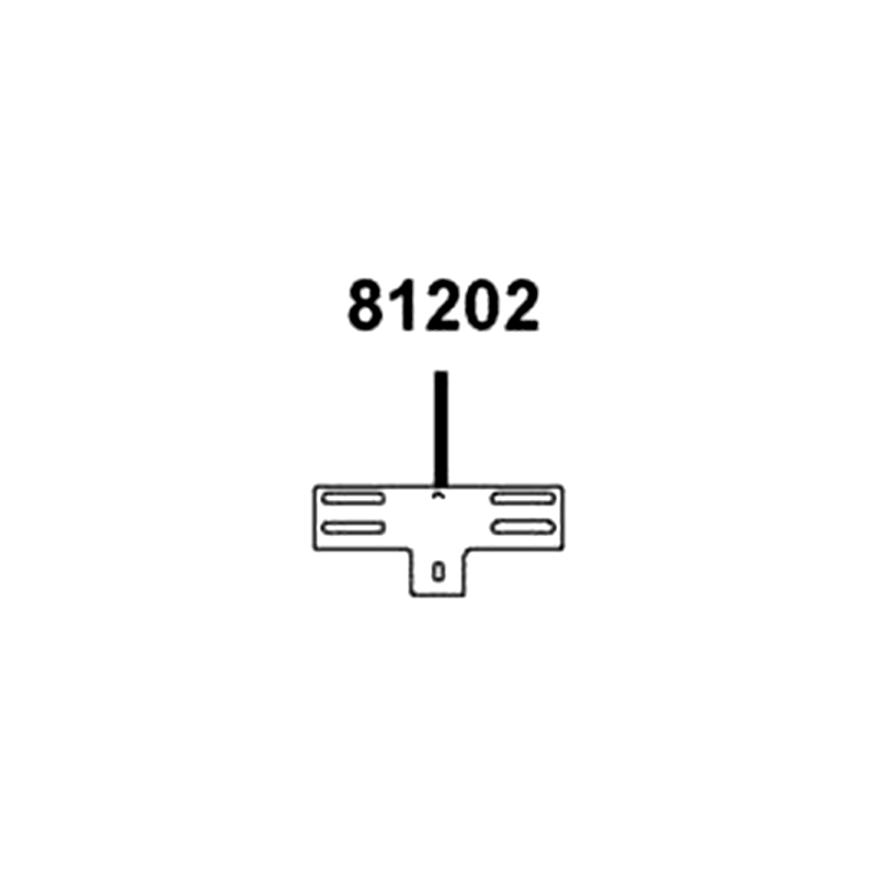 81202-LDH1-M30 STAY NUMBER PLATE — diagram cutout