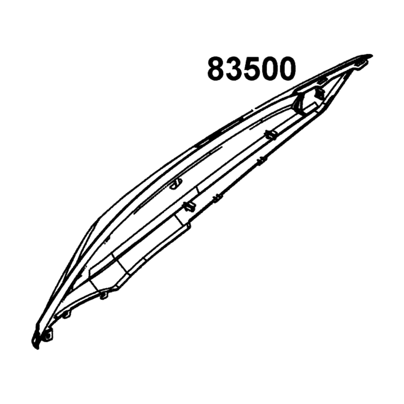 83500-ABD2-C00-63P "COVER, R BODY" — diagram cutout