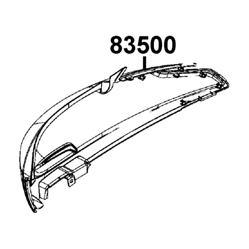 83500-AEA7-M30-21P COVER R BODY (Bright Red) — diagram cutout