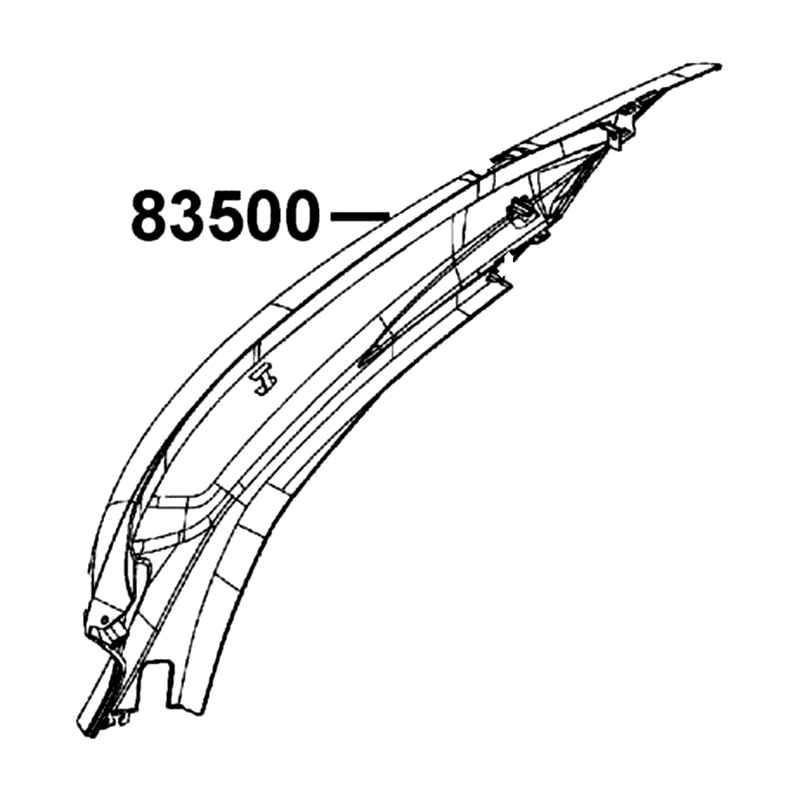 83500-AEB9-E00-N1P COVER R BODY — diagram cutout