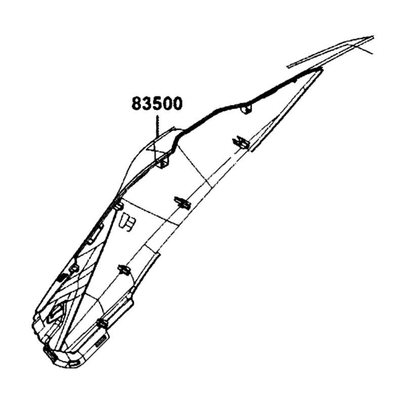 83500-AKB8-E00-ZBP COVER R BODY — diagram cutout