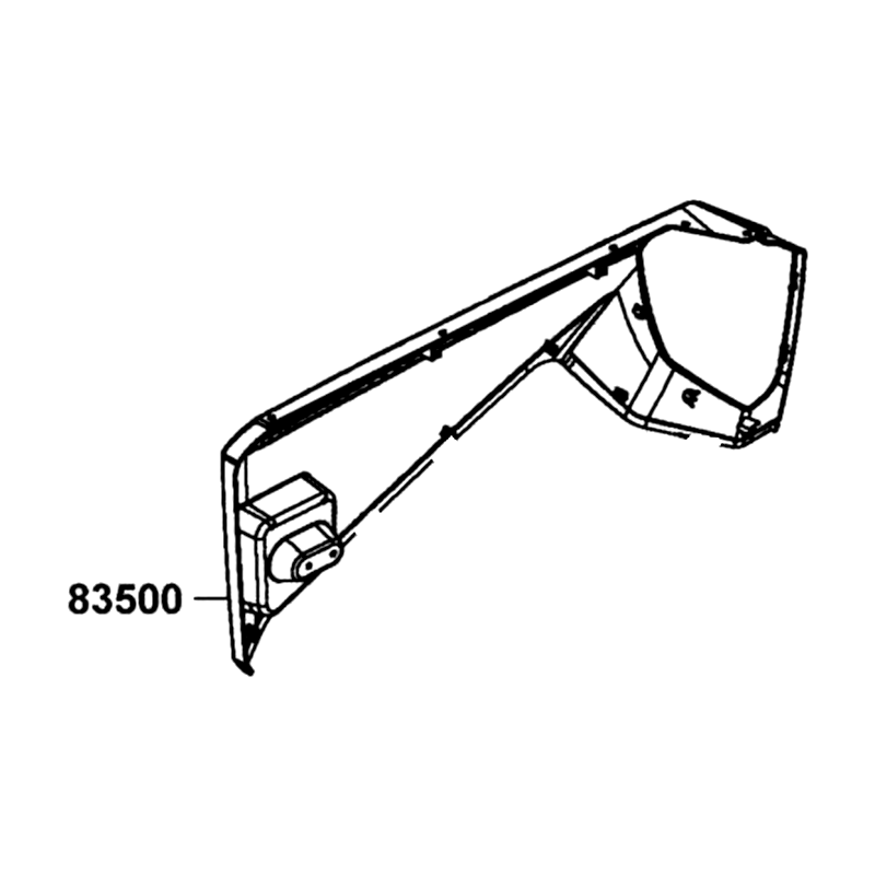 83500-ALE8-E00-E4R PANEL RH REAR FENDER — diagram cutout