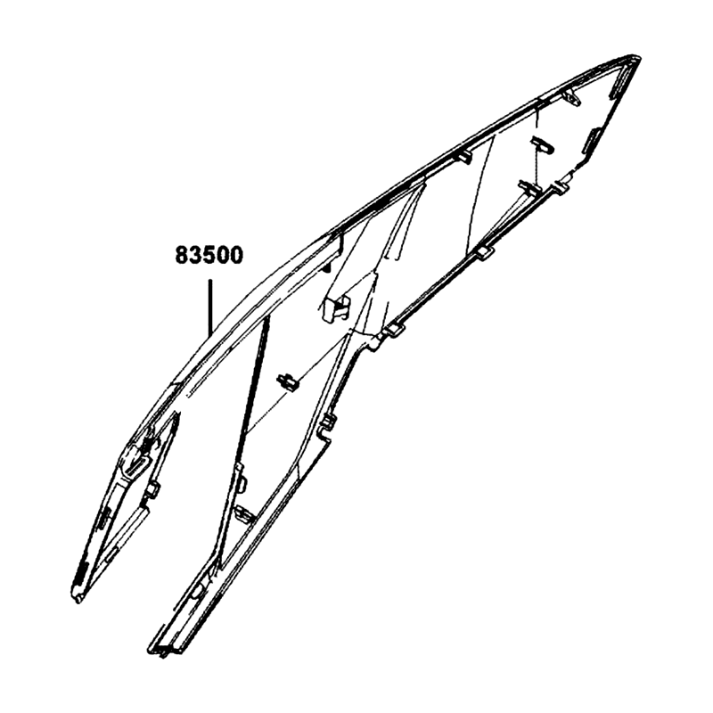 83500-BAA7-E00-CYP COVER A R BODY — diagram cutout