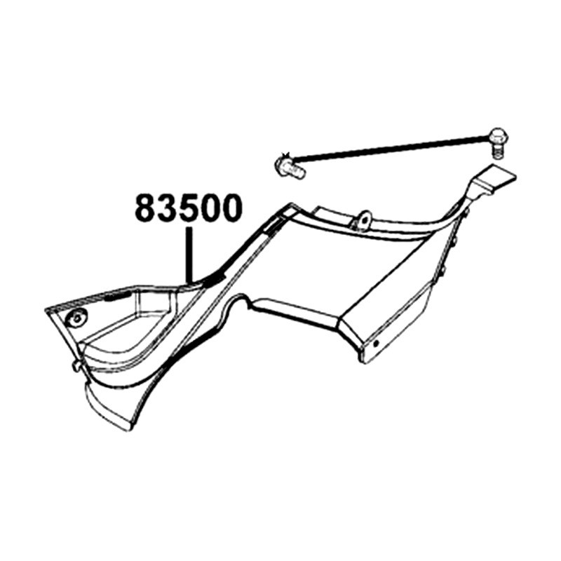 83500-LCA5-E01-N1R COVER.R SIDE (Black) — diagram cutout