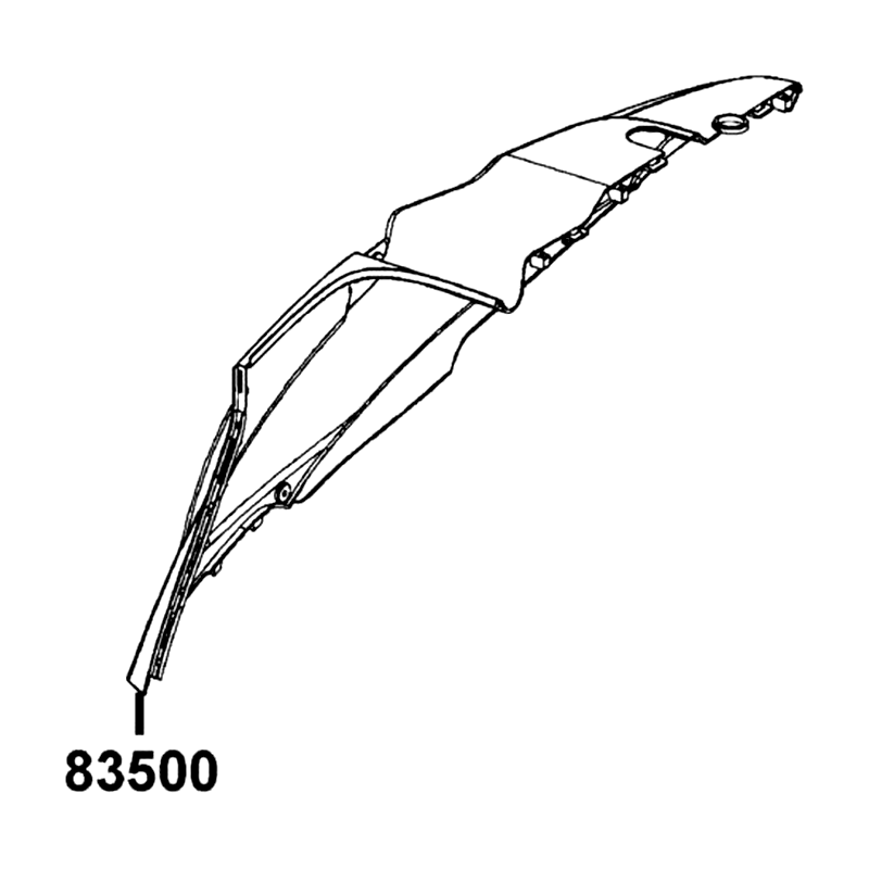 83500-LCB9-C10-BAP COVER R BODY — diagram cutout