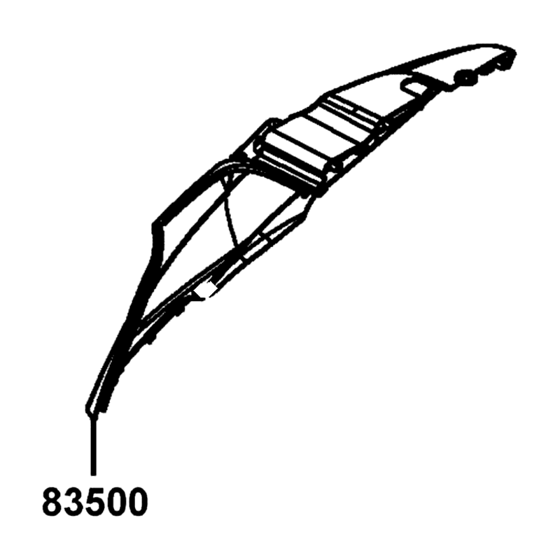 83500-LCB9-C10-S4P COVER R BODY — diagram cutout