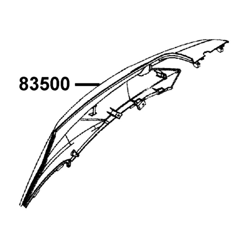 83500-LGB5-E10-41P COVER R BODY — diagram cutout