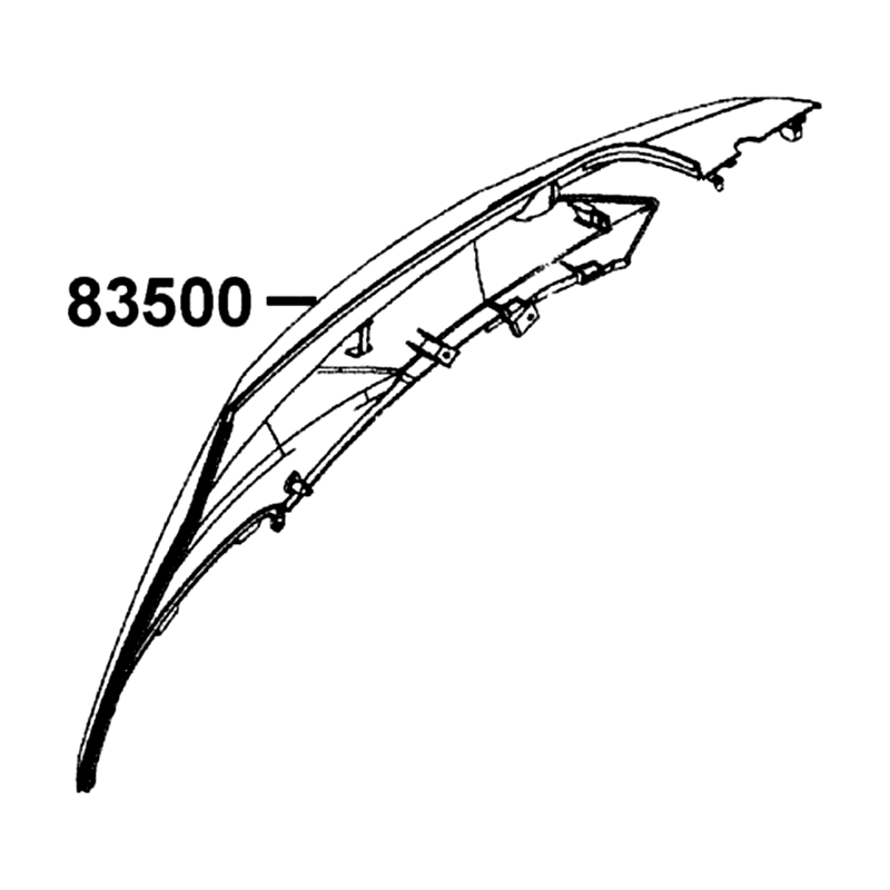 83500-LGB5-E10-R9P COVER R BODY SIDE — diagram cutout