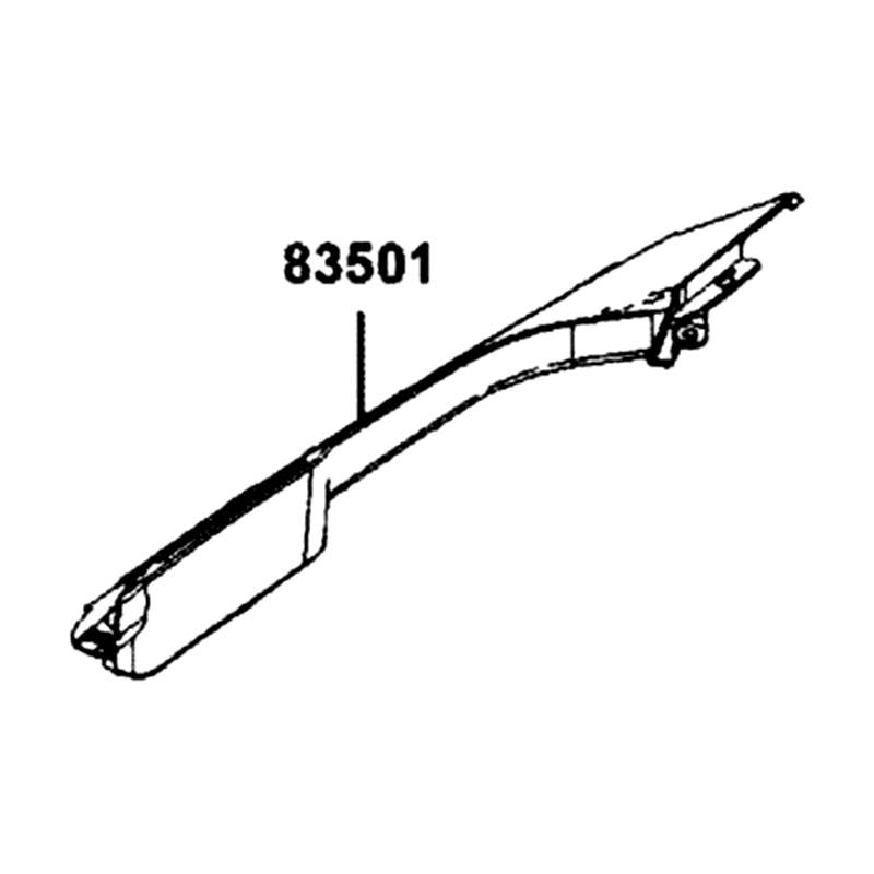 83501-BAA7-E00-N1R COVER B R BODY (Black) — diagram cutout