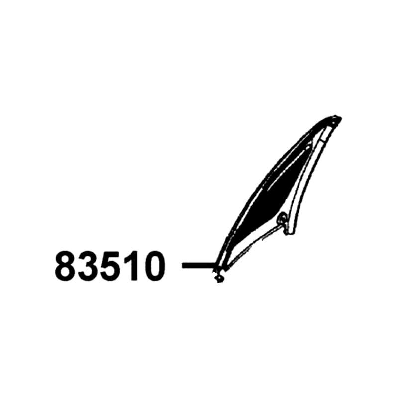 83510-LGB5-E10-N1R GRILL R SIDE — diagram cutout