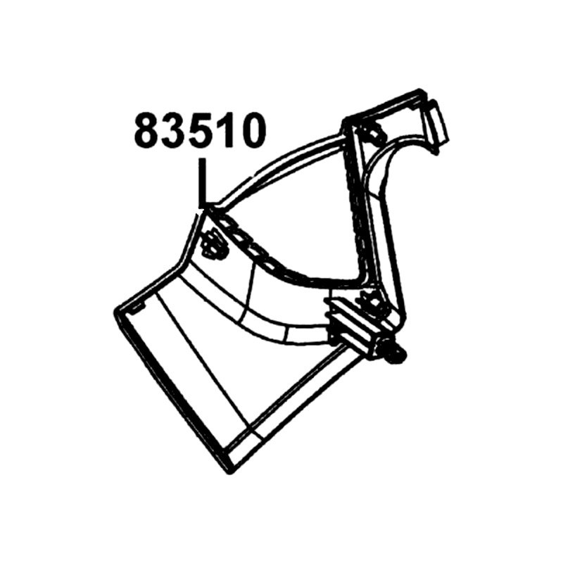 83510-LKL5-E30-N1R "GRILL, R SIDE" — diagram cutout