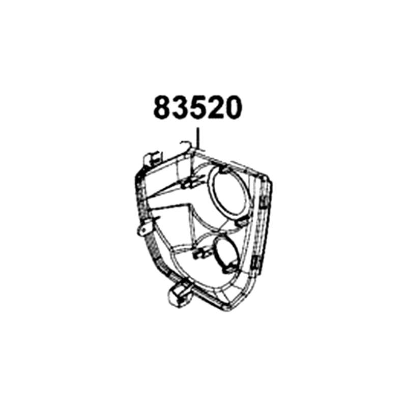83520-AEE9-E00-N1R COVER RH TAIL LIGHT (Black) — diagram cutout