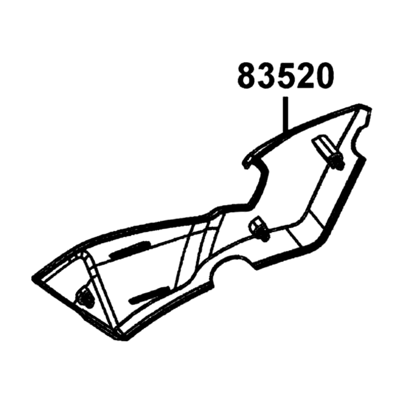 83520-LKL5-E30-N1R COVER R SIDE — diagram cutout