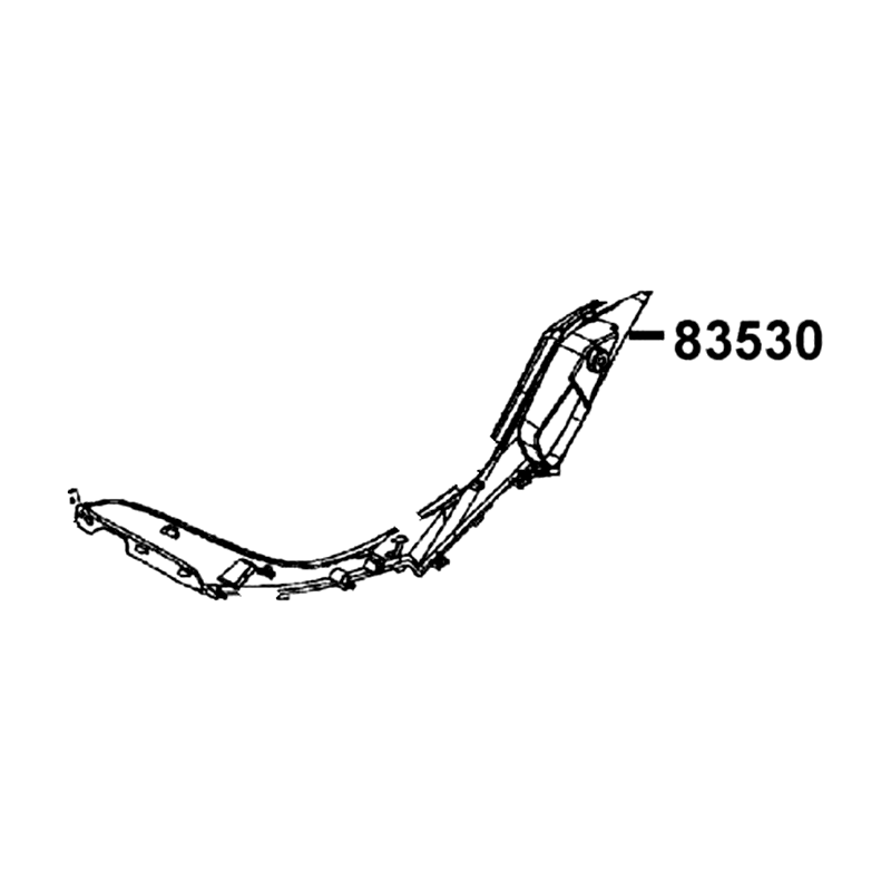 83530-ABD2-C00-63P BOARD A L SIDE(Mat White) — diagram cutout