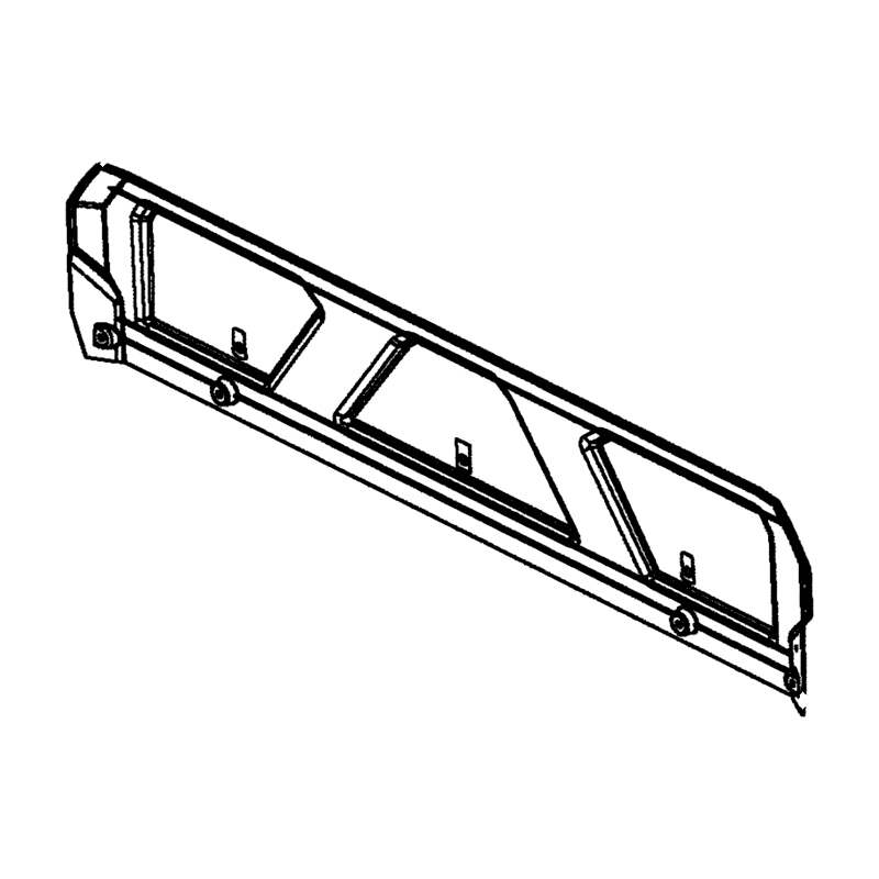 83530-AKB9-M00-N1R COVER ROOF PIPE REAR (Black) — diagram cutout